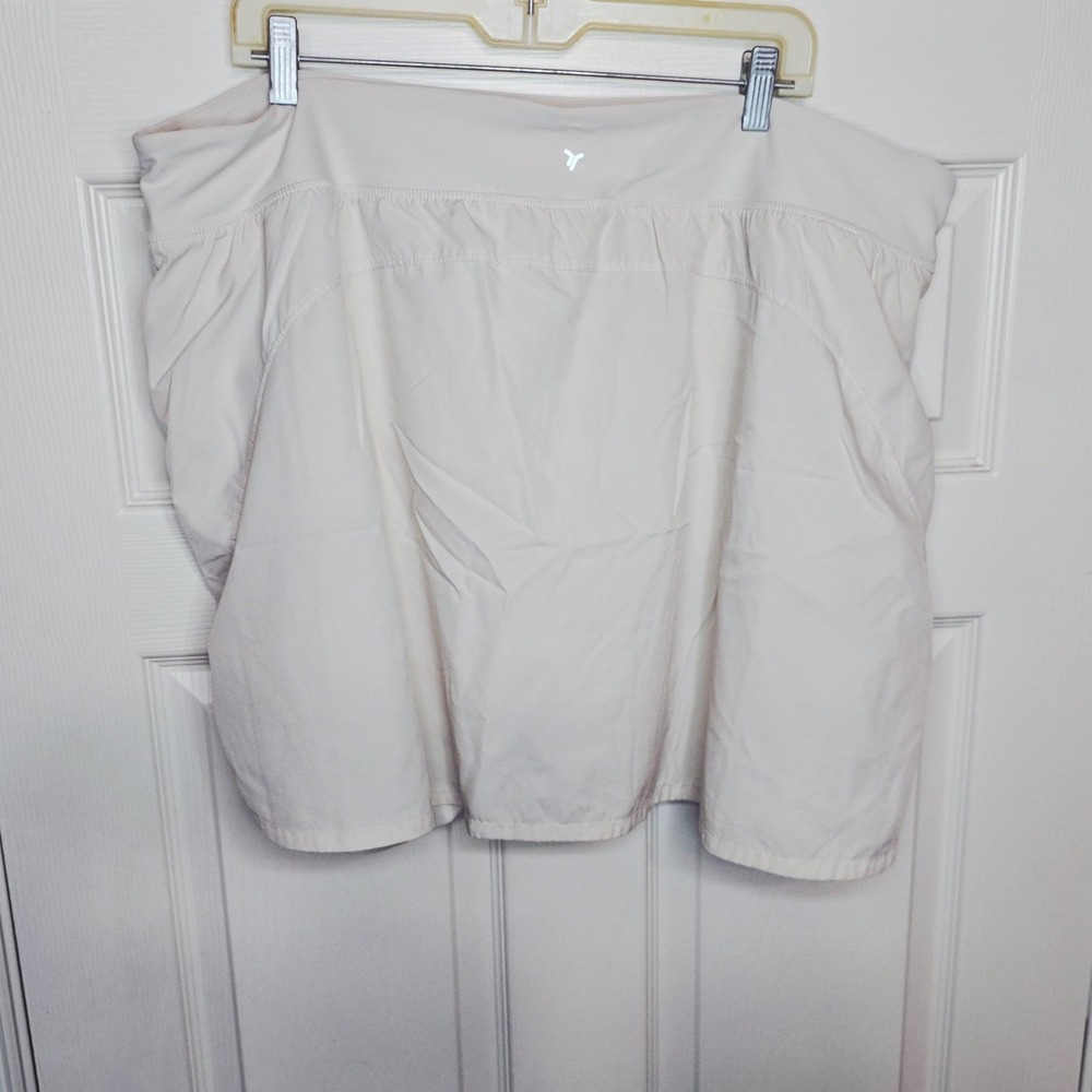 Stretch Tech Cream‎ Dry Quick 4-Way Stretch Skort Size 3X